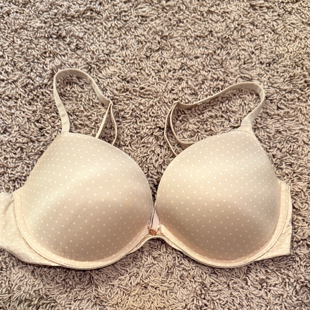 Victoria's Secret Cream Dot Bra